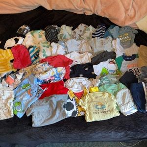 Lot of baby boy clothes